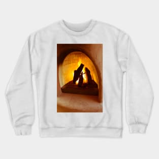 Adobe fireplace Crewneck Sweatshirt